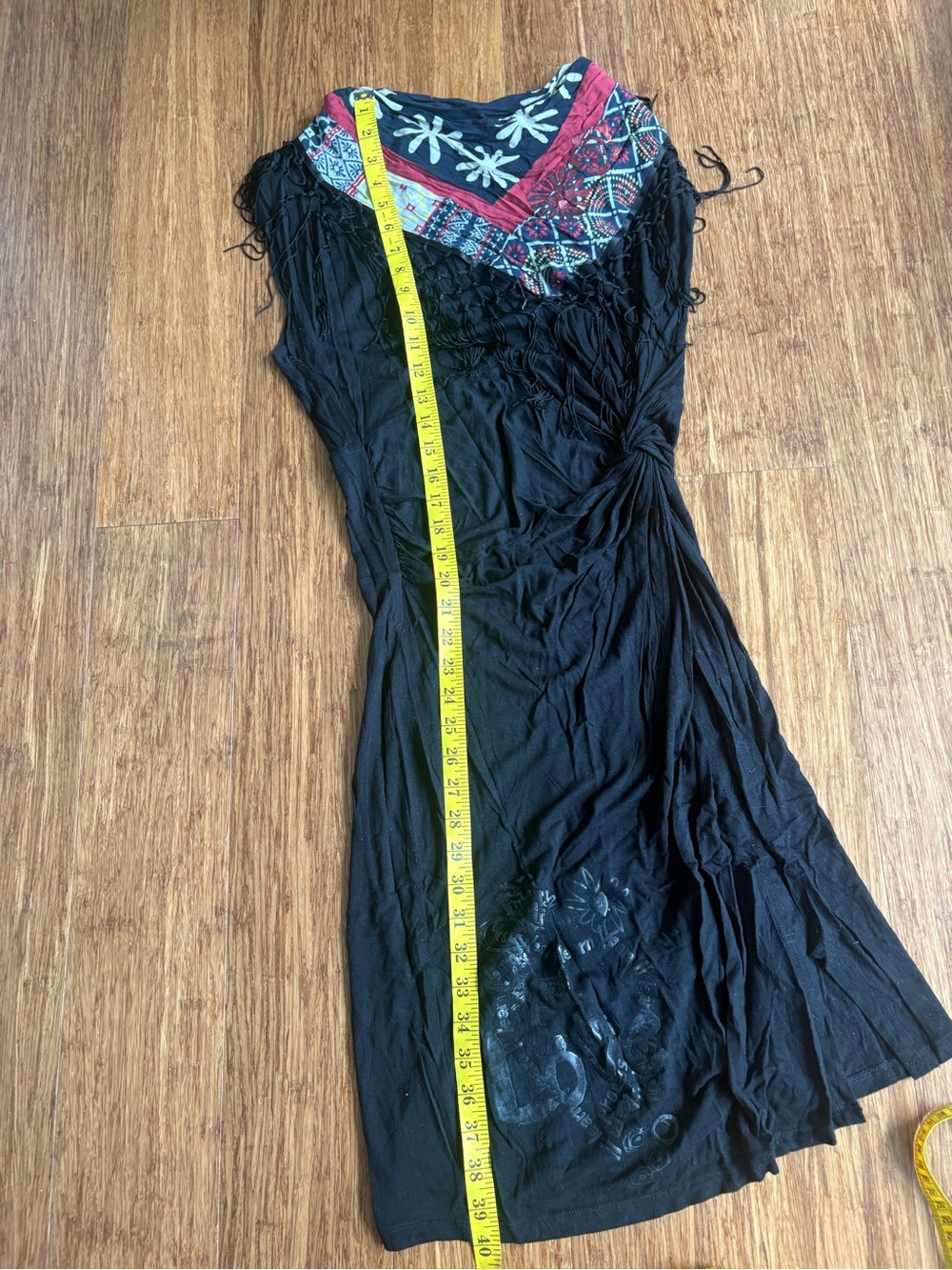Desigual Black Midi Dress - Picture 7 of 7